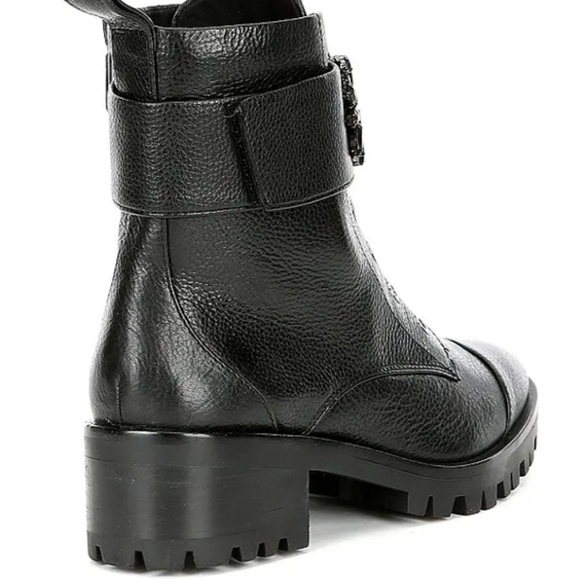 COPY - KARL LAGERFELD JEWELED COMBAT BOOTS 6 6.5 8.5 9 10 - Picture 3 of 8